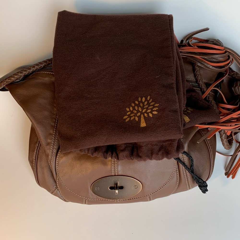 Mulberry Hobo Bag with Tassels with dust bag